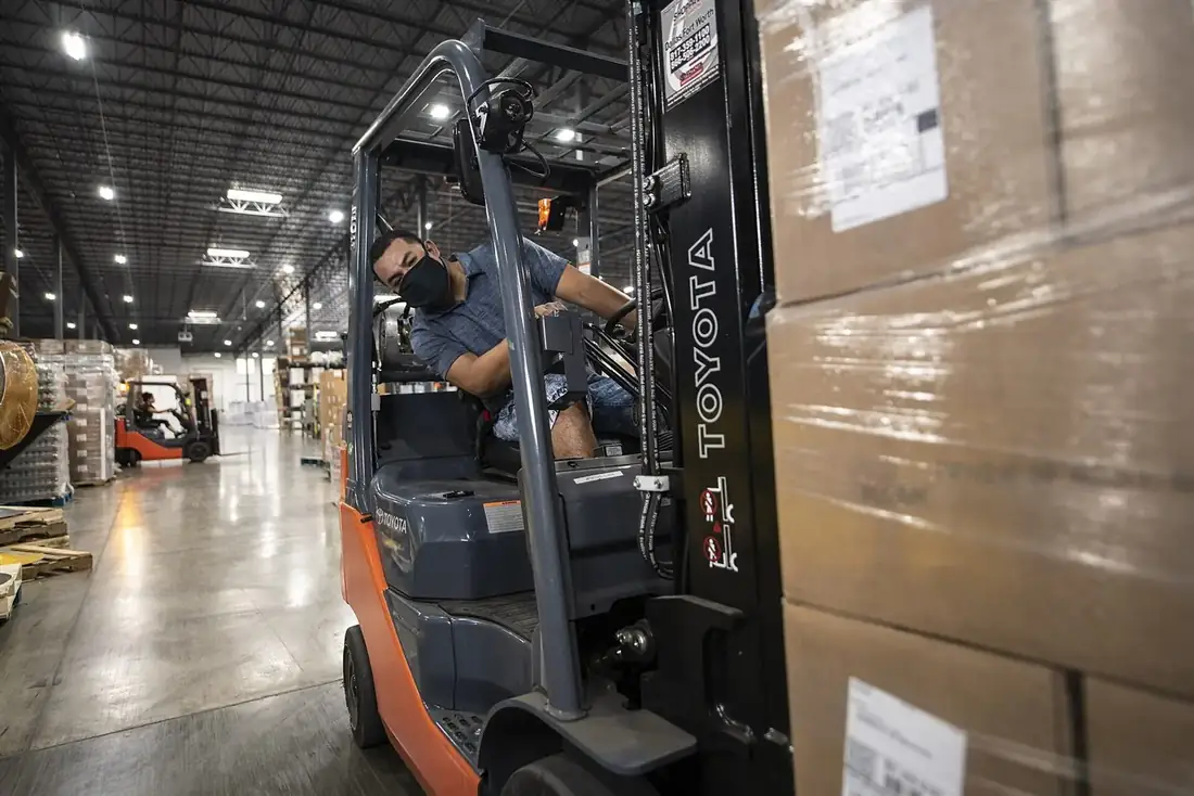 Industrial parts warehouse